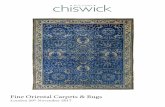 Fine Oriental Carpets & Rugs - Chiswick Auctions€¦ · 8 12 a fine hosein zadeh kashkuli runner, south-west persia approx: 9ft.11in. x 2ft.11in.(302cm. x 89cm.) £800-£1,200 13