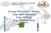 Energy Efficiency in WASAs Engr. Abid Hussainy Engr. Ali ...puf2015.pakistanurbanforum.com/Session/24/Energy Efficiency in... · Big Picture – 5 WASAs Rs. 4.6 Billion per Annum