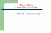 Three Phase Controlled Rectifier - Welcome to Delta ...deltauniv.edu.eg/.../uploads/three-phase-controlled-rectifier-11.pdf · own as 3-pulse converter. Single quadrant operation