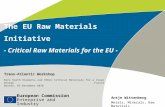 [PPT]Présentation PowerPoint - energy.gov · Web viewThe EU Raw Materials Initiative - Critical Raw Materials for the EU - Trans-Atlantic Workshop Rare Earth Elements and Other Critical