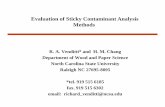 Evaluation of Sticky Contaminant AnalysisEvaluation of ... detect... · Evaluation of Sticky Contaminant AnalysisEvaluation of Sticky Contaminant Analysis Methods R. A. Venditti*