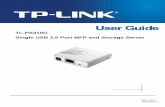TL-PS310U Single USB 2.0 Port MFP and Storage  ... 1-USB 2.0 Port MFP and Storage Server