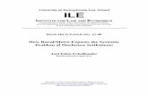University of Pennsylvania Law School ILE - Analysis & …blogs.reuters.com/alison-frankel/files/2016/01/ruralmetroarticle.pdf · review article based on an empirical study ... An