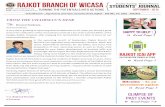 RAJKOT BRANCH OF WICASA STUDENTS’ … BRANCH OF WICASA STUDENTS’ JOURNAL Turning the Potentials Into Actions {Enriching Knowledge, Building Potentials Website : Email : rajkot.wicasa@gmail.com