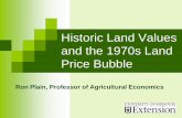 Historic Land Values and the 1970s Land Price Bubbleagebb.missouri.edu/mgt/breimyer/2012/12PlainFinal.pdfHistoric Land Values and the 1970s Land Price Bubble Ron Plain, Professor of