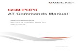 GSM POP3 AT Commands Manual - Quectel Wireless … Module GSM POP3 AT Commands Manual GSM_POP3_AT_Commands_Manual Confidential / Released 4 / 19 1 Introduction Quectel Mo dule s provide