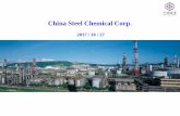 China Steel Chemical Corp. - 中鋼碳素化學股份有限公司（ … ·  · 2017-10-25Changzhou China Steel New Materials Technology Co.,Ltd ... China Steel Precision Metals