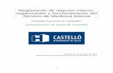 Manual de organización y funcionamiento – Servicio de ...castellon.san.gva.es/documents/4434516/5290678/15_Reglamento...Servicio de Medicina Interna (SMI) del Hospital General Universitario
