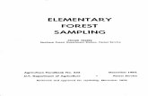 Elementry Forest Sampling - US Forest Service · FOREST SAMPLING FRANK FREESE ... toothpaste, insurance, vacation spots, ... Less well known is the fact that this information may