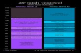 2017 IRISH FESTIVAL - Irish Heritage Clubirishclub.org/wp-content/uploads/2014/11/2017-Festival-Schedule.pdfSara McDermott learned her Irish fiddle music at ... 2017 Irish Festival