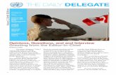 THE DAILY DELEGATE - Page Not Found | University of …hsmun/Daily Delegate Issue 2.pdf · to you, delegate, as you hunt down ... different jobs that you can be trained for that are