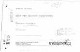 PROJECTION EQUATIONS - Defense Technical Information Center · NSWC!DL TR-3624 00 { MAP PROJECTION EQUATIONS by FREDERICK PEARSON I Warfare Analysis Department MARCH 1977 ' - ., ,{)p:nvtd