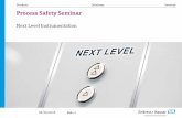 Process Safety Seminar - Endress+Hauser · •Storage of device parameters ... 05.46, the vapour cloud was 2 m deep and flowing out of ... • PFM • DO • Namur Level