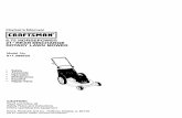 Owner's Manual 6.75 HORSEPOWER 21 REAR DISCHARGE ROTARY LAWN MOWER€¦ ·  · 2007-08-14Owner's Manual 6.75 HORSEPOWER 21" REAR DISCHARGE ROTARY LAWN MOWER Model No. 917.388620