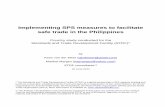 Implementing SPS measures to facilitate safe trade in the ... · Implementing SPS measures to facilitate ... GHP Good hygiene practices GMP Good manufacturing ... between the implementation
