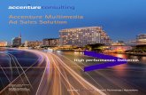 Accenture Multimedia Ad Sales Solution and real-time Advanced Targeting 2Transparency & Tracking Sales & Automation In Real-Time Accenture’s Multimedia Ad Sales Solution (AMASS)