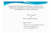 Adapting to the impacts of climate variability and change on …€¦ ·  · 2013-10-08Climate change scenario Statistical models ... economi Climate c. Analytical procedures ...