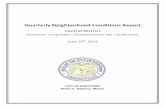 Quarterly Neighborhood Conditions Report - Hartford · Anti-Blight Ordinance Violation Conditions Page 3 Definitions ... town Frog Hollow Sheldon/ Charter Oak South ... 31 Wolcott