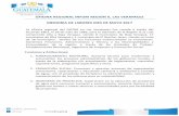 OFICINA REGIONAL INFOM REGIÓN II, LAS VERAPACES MEMORIA DE LABORES MES DE … ·  · 2017-06-06Asistencia a la municipalidad de Cobán en la actualización del ... medio de acuerdos