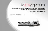 Table of Contents - Kogan.com v1.2.pdf · Recording Manual, time, motion detection, alarm ... Sensor 1/3” Progressive Scan Sensor ... ・Using the Allowing Duplicate Add feature,