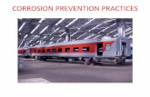 CORROSION PREVENTION PRACTICES - … · METHODS OF CORROSION PREVENTION 1. Proper designing 2. ... •Protective coatings are means for separating the surface that are susceptible