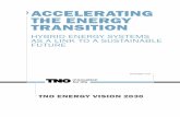 ACCELERATING THE ENERGY TRANSITION - TNO to replace fossil fuels completely. CLEANER USE OF FOSSIL ENERGY SOURCES As long as we continue to use fossil fuels, it will remain necessary