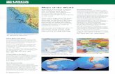 Maps of the World - USGS · Topographic Maps of the World The USGS sells three topographic maps of the world that show international boundaries, country names, capitals, and selected