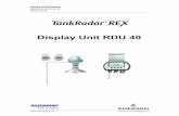 Display Unit RDU 40 - emerson.com€¦ · Guida Utilizzatore 308010IT, Edizione 1B ottobre 2007  6.767 Level m 6.767 Level m Display Unit RDU 40