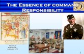 The Essence of command Responsibility · COMMAND RESPONSIBILITY LANGUAGE A RTICLE 7 OF THE ICTY S ... Tadic participated in attacks on and the seizure, ... Prosecutor v. Tadic , ...