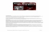 Pass Blocking Skills & Drills © Copyright Football Inner ... Blocking Skills... · Hi, I'm Coach Mike Schad from Temple University and I'm the offensive line coach here. Today we're