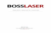 Operator's Manual for LaserCAD - Boss Laser · Operator's Manual for LaserCAD. 608 ... All main functions which includes ... Click the File menu and select “Export Software Configuration”