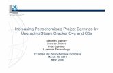 Increasing Petrochemicals Project Earnings by … Petrochemicals Project Earnings by Upgrading Steam Cracker C4s and C5s Stephen Stanley Jose de Barros Fred Gardner Lummus Technology