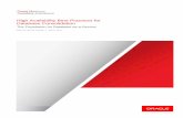 The Foundation for Database-as-a-Service - Oracle Foundation for Database-as-a-Service ORACLE WHITE PAPER APRIL 2016| HIGH AVAILABILITY BEST PRACTICES FOR DATABASE CONSOLIDATION Table