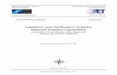Validation and Verification of NATO Network Enabled ... Technical Reports/RTO-TR... · RESEARCH AND TECHNOLOGY ORGANISATION AC/323 ... Validation and Verification of NATO ... and