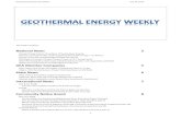National News 2 - Geothermal Energy Association Energy...Geothermal Energy Association July 18, 2013 1 This week’s contents: National News 2 Climate Change Science the Subject of