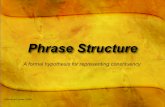 Phrase Structure - Erciyes Üniversitesiide.erciyes.edu.tr/eng/wp-content/uploads/2013/11/300.3.2-PSRs1.pdf©Andrew Carnie, 2006 Phrase Structure Rules Rules to represent hierarchical