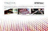 Politics and international relations - University of Exeter · Politics and international relations are diverse, exciting and interdisciplinary subject areas. You’ll have the opportunity