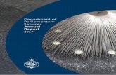 Department of Parliamentary Services Annual Report of Parliamentary Services Annual Report 20117 3 Presiding Officers’ Foreword 4 Executive Manager’s Review 5 The Department The
