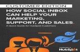 HOW SOCIAL INBOX CAN HELP YOUR MARKETING ... HO T ALES S T Ebook HOW SOCIAL INBOX CAN HELP YOUR MARKETING, SUPPORT, AND SALES. FOLLOW ME ON TWITTER. @REPCOR PRODUCED By REBECCA CORLISS
