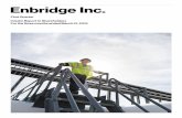 Enbridge Inc./media/Enb/Documents/Investor Relations...ENBRIDGE INC. FIRST QUARTER REPORT 2015 | 3 States dollar, which had a hedged and an unhedged component, compared with the Canadian