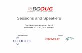 Sessions and Speakers - website.bgoug.onlinewebsite.bgoug.online/upload/events_files/802_Presentations_1.pdf · consulting and specialized training. TechnoLogica is an Oracle Platinum