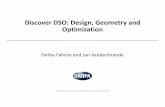 Discover DSO: Design, Geometry and Optimization · Discover DSO: Design, Geometry and Optimization ... limits, complexity and ... optimization and decision making problems What optimization