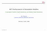 HFT Performance & Simulation Studiesrnc.lbl.gov/~jhthomas/public/HFT/HFTSimulationsSmall.pdf · HFT Performance & Simulation Studies ... • The performance of the TPC acting alone