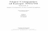 Major Companies of Europe 1993/94 - Springer978-94-009-0377-7/1.pdf · Major Companies of Europe 1993/94 Volume 2 Major Companies of the United Kingdom Managing Editor R M Whiteside