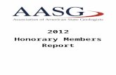 AASG HONORARY MEMBERS 2012 Honorary Member Report... · Web viewFall I continue research on coastal processes of Great Salt Lake. Finally, I've hit my stride with confidence to teach