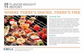 WHERE THERE’S SMOKE, THERE’S FIRE - fona.com · ... tomato juice, bacon-flavored ... and alcoholic beverages are the top five ... Let FONA’s market insight and research experts