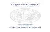 North Carolina Single Audit Report Audit Report For the Year Ended June 30, 2014 Office of the State Auditor Beth A. Wood, CPA State Auditor State of North Carolina ... STATE OF NORTH