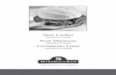 Slow Cooker - KitchenAid | Premium Countertop Kitchen ... · 1 Slow Cooker INSTRUCTIONS FPO Image to come Pour Mijoteuse INSTRUCTIONS Cocimiento Lento INSTRUCCIONES W10407078B ENv3.indd