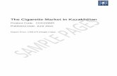 The Cigarette Market in Kazakhstan - MarketResearch€œThe Cigarette Market in Kazakhstan” is a new report by ERC that focuses on the extent to which Kazakhstan Cigarettes market