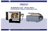 amaco.com AMACO KILNSamacofiles.com/files/amaco-kiln-manual-web.pdfManual Kiln Operation.....2936 Preparation ... Operation • AMACO® kilns are manufactured with up to 8" of insu